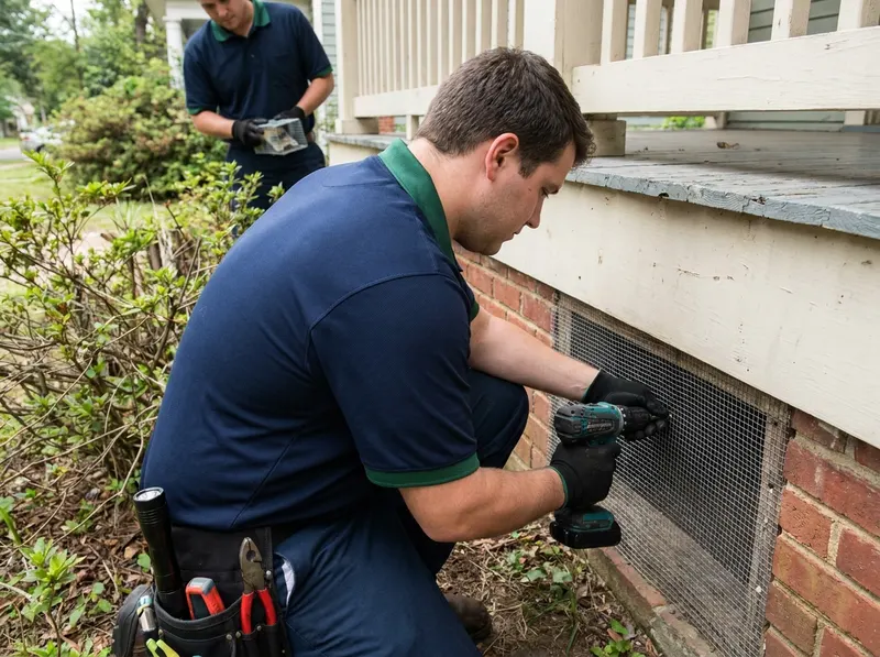 Mechanical Rodent Exclusion and Trapping in Rock, AR