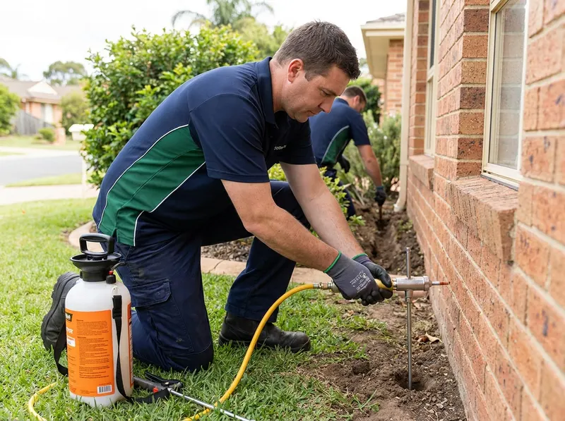 Subterranean Termite Barrier Treatment in Rock, AR